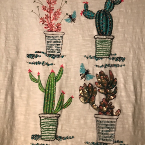 Talbots Cactus Tee - Picture 5 of 5